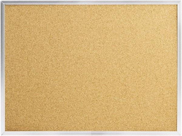 Mead - 24" Wide x 18" High Open Cork Bulletin Board - Natural (Color) - Americas Industrial Supply