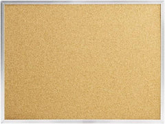 Mead - 24" Wide x 18" High Open Cork Bulletin Board - Natural (Color) - Americas Industrial Supply