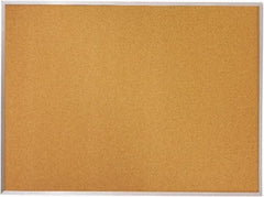 Mead - 96" Wide x 48" High Open Cork Bulletin Board - Natural (Color) - Americas Industrial Supply