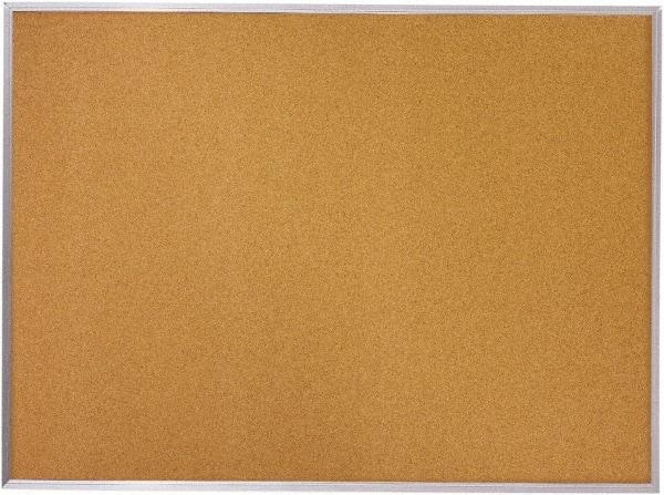 Mead - 36" Wide x 24" High Open Cork Bulletin Board - Natural (Color) - Americas Industrial Supply