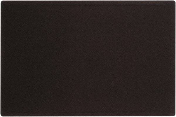 Quartet - 36" Wide x 24" High Cork Bulletin Board - Fabric, Black - Americas Industrial Supply