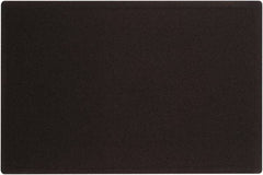 Quartet - 36" Wide x 24" High Cork Bulletin Board - Fabric, Black - Americas Industrial Supply