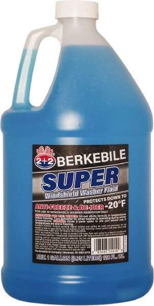 Berkebile - Methanol Windshield Washer Fluid - 1 Gal Jug with Handle - Americas Industrial Supply