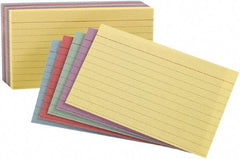 OXFORD - 100 Index Cards - 4 x 6" - Americas Industrial Supply