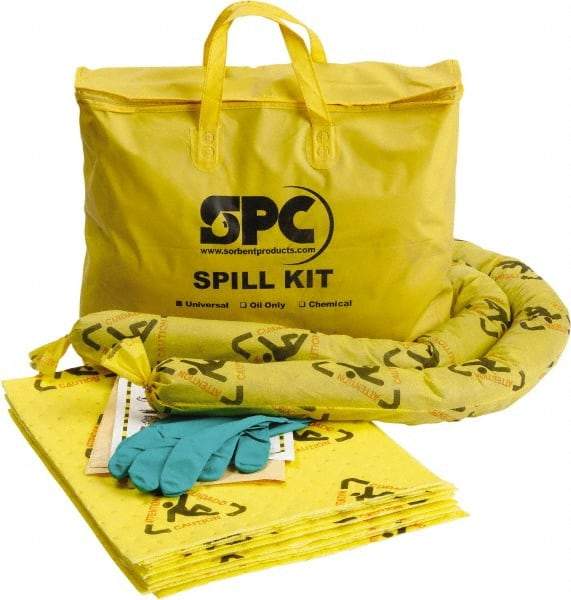 Brady SPC Sorbents - 5 Gal Capacity Chemical Spill Kit - 5 Gal Nylon Bag - Americas Industrial Supply