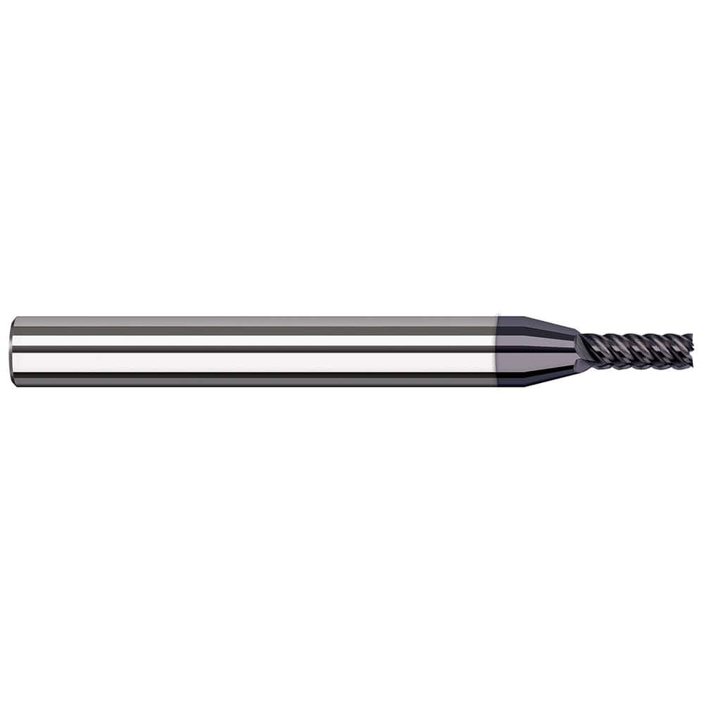 Square End Mill: 0.0551'' Dia, 0.1575'' LOC, 7 Flutes, Solid Carbide Single End, AlTiN Finish, 41 ° Variable Helix, RH Cut, RH Flute