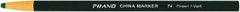 DIXON - Green China Marker - Soft Crayon Tip, Wax - Americas Industrial Supply