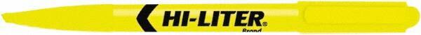 HiLiter - Fluorescent Yellow Highlighter - Chisel Tip, AP Nontoxic Ink - Americas Industrial Supply