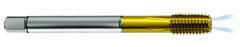 M12 x 1.75 Dia. - 6HX - 5 FL - PM Cobalt Semi-Bott Tap-TiN-Coolant-Thru-FORM-C - Americas Industrial Supply