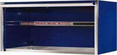 EXTREME TOOLS - Tool Storage Workstation - 55" Wide x 30" Deep x 26-3/8" High, 11 Gauge Steel, Blue - Americas Industrial Supply