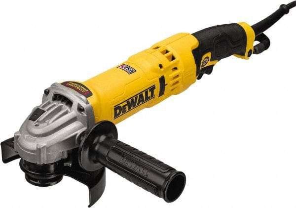 DeWALT - 4-1/2 & 5" Wheel Diam, 11,000 RPM, Corded Angle & Disc Grinder - 5/8-11 Spindle - Americas Industrial Supply