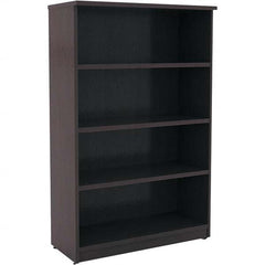 ALERA - Bookcases Height (Inch): 55 Color: Espresso - Americas Industrial Supply