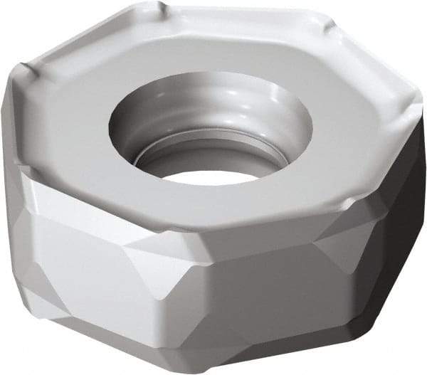 Sandvik Coromant - 745R2109 M50 Grade 1130 Carbide Milling Insert - AlTiCrN Finish, 9mm Thick, 21mm Inscribed Circle, 1mm Corner Radius - Americas Industrial Supply