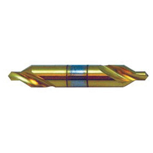 ‎#4 × 2-1/8″ OAL 90 Degree HSS Plain Combined Drill and Countersink TiN