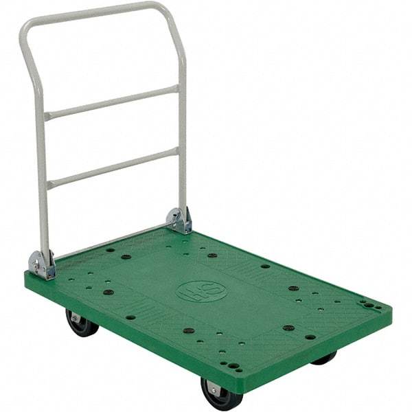 Vestil - 500 Lb Capacity Plastic/Steel Platform Truck - 24" OAW - Americas Industrial Supply