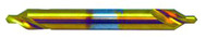 #3 x 5 OAL 60° HSS Combined Drill & Countersink-TiN Coated - Americas Industrial Supply