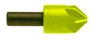 7/8 100° 6 Flute High Speed Steel Countersink-TiN - Americas Industrial Supply