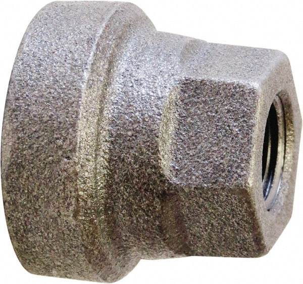Made in USA - Size 3 x 2", Class 125, Cast Iron Black Pipe Reducing Coupling - 175 psi, FPT End Connection - Americas Industrial Supply
