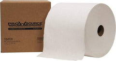 PRO-SOURCE - Dry Shop Towel/Industrial Wipes - Jumbo Roll, 12" x 12" Sheet Size, White - Americas Industrial Supply