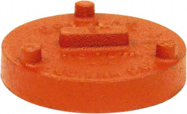 Made in USA - Size 2-1/2", Class 3,000, Steel Black Pipe Cap - 3,000 psi, Socket Weld End Connection - Americas Industrial Supply