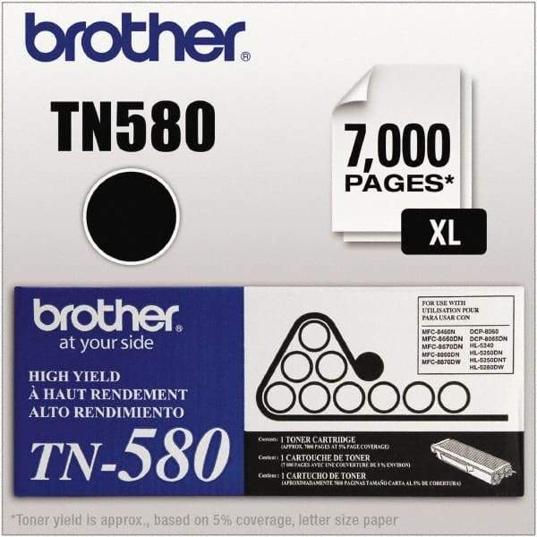 Brother - Black Toner Cartridge - Use with Brother DCP-8060, 8065DN, HL-5240, 5250DN, 5250DNT, 5280DW, MFC-8460N, 8660DN, 8670DN, 8860DN, 8870DW - Americas Industrial Supply