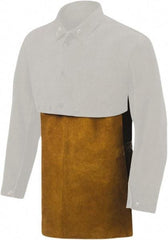Steiner - Size 24 x 22, 22" Long, Detachable Bib - Leather, Brown - Americas Industrial Supply