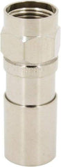 Ideal - Straight, RTQ Compression Coaxial Connector - Compatible with RG6 - Americas Industrial Supply