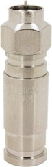 Ideal - Straight, F Type Compression Coaxial Connector - Compatible with RG11 - Americas Industrial Supply