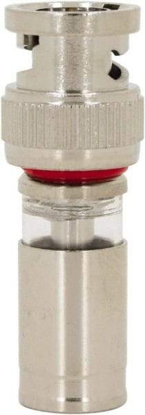 Ideal - Straight, BNC Compression Coaxial Connector - Compatible with RG59, Brass Body - Americas Industrial Supply