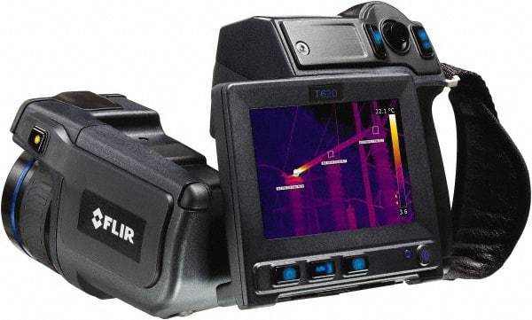 FLIR - -40 to 1,202°F (-40 to 650°C) Thermal Imaging IR Camera - 4.3" Color LCD Display, 1000 Image Storage Capacity, 640 x 480 Resolution - Americas Industrial Supply