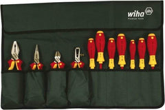 Wiha - 11 Piece Insulated Plier Set - Comes in Box - Americas Industrial Supply