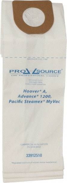 PRO-SOURCE - Meltblown Polypropylene & Paper Vacuum Bag - For Hoover A, Advance 1200 Vac & Pacific Steam MyVac - Americas Industrial Supply