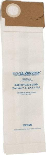 PRO-SOURCE - Meltblown Polypropylene & Paper Vacuum Bag - For Nobles Ultra Glide V-DMU-15, Tennant 3110 & 3120 - Americas Industrial Supply