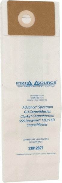 PRO-SOURCE - Meltblown Polypropylene & Paper Vacuum Bag - For Karcher/Tornado Models: CV30/1 & CV38/1 & CV48/2 Upright & NSS Pacer Models 112 - 115UE - Americas Industrial Supply