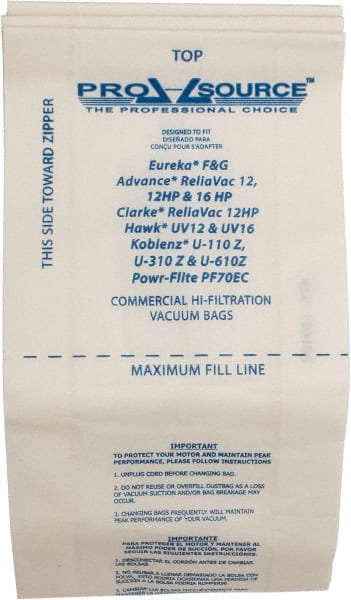 PRO-SOURCE - Pack of 10 Paper Vacuum Bags - Exact Industrial Supply