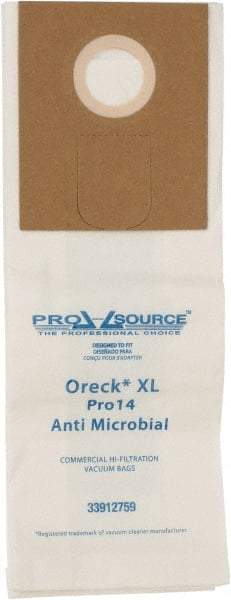 PRO-SOURCE - Meltblown Polypropylene & Paper Vacuum Bag - For Oreck XL Pro 14 Uprights - Americas Industrial Supply