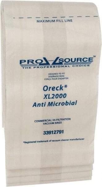 PRO-SOURCE - Meltblown Polypropylene & Paper Vacuum Bag - For Oreck XL2000, XL2000RHB, XL8000, XL9000, XL2000, XL2000RHB, XL2000RSB - Americas Industrial Supply