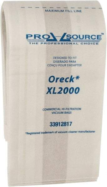 PRO-SOURCE - Paper Vacuum Bag - For Oreck XL2000, XL2000RHB, XL8000, XL9000, XL2000, XL2000RHB, XL2000RSB - Americas Industrial Supply