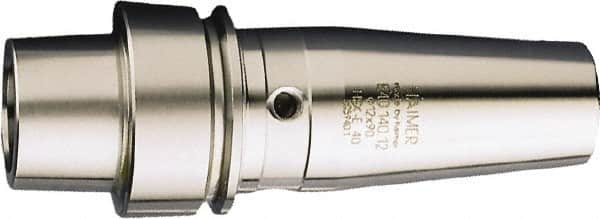 HAIMER - 1/2" Hole Diam, HSK40E Taper Shank Shrink Fit Tool Holder & Adapter - 3.54" Projection, 0.94" Nose Diam, 1.85" Clamping Depth, 25,000 RPM - Exact Industrial Supply
