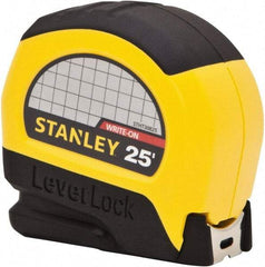 Stanley - 25' x 1" Tape Measure - 1/16" Graduation - Americas Industrial Supply