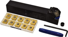 Seco - 11 Piece, CNMG Insert Style, PCLNL-16-4DJETL Toolholder Style, Indexable Turning Set - 1 Toolholder Included - Americas Industrial Supply