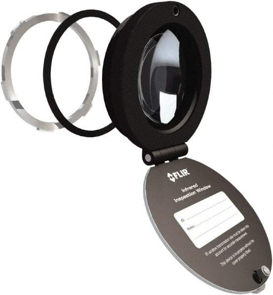 FLIR - 95mm (3.74\x94) Diam, Infrared Viewing Window - 6,221mm (9.64") View Area, 29.25mm (1.15") Thickness, Use with Thermal Imagers - Americas Industrial Supply