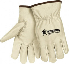 MCR Safety - Size L Cold Protection Work Gloves - For General Purpose, Uncoated, Beige, Paired - Americas Industrial Supply