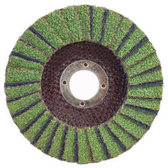 5″ × 1/4″ × 7/8″ Neon R766 Flap Disc Type 27 Flat 40 Grit - Americas Industrial Supply