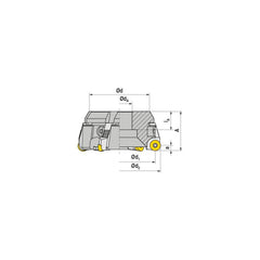 Milling Cartridges & Cassettes; Compatible Insert Style: RP..; Series: A260; Compatible Insert Size Code: 1605; Insert Inscribed Circle (Inch): 0.6300 in; Toolholder Style: 251-16; Type: Cassette; Cutting Direction: Right Hand; Tool Application: Milling;