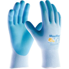 ‎34-824/XL MaxiFlex Seamless Knits - MaxiFlex Active - 15G Bl. Nylon and Lycra Shell - Bl. Foam Nitrile - Exact Industrial Supply