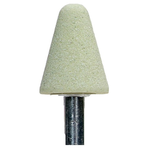 ‎3/4″ × 1-1/8″ 1/4″ Spindle Quantum Mounted Point A5 80 Grit - Americas Industrial Supply