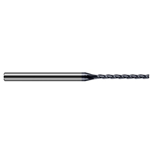 Miniature End Mills - Long Flute - 0.1562″ (5/32″) Cutter Diameter × 1.5700″ Length of Cut Carbide Square End Mill, 4 Flutes, AlTiN Coated