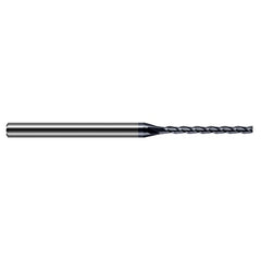 Miniature End Mills - Long Flute - 0.1562″ (5/32″) Cutter Diameter × 1.5700″ Length of Cut Carbide Square End Mill, 4 Flutes, AlTiN Coated