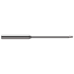 Harvey Tool - Ball End Mills; Mill Diameter (Inch): 3/32 ; Mill Diameter (Decimal Inch): 0.0930 ; Number of Flutes: 3 ; Length of Cut (Decimal Inch): 0.1390 ; Material: Solid Carbide ; Overall Length (Inch): 4 - Exact Industrial Supply